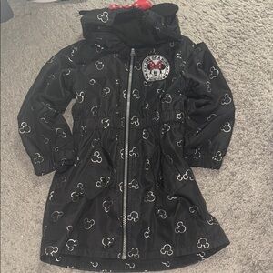 Kids Black Mickey Mouse Raincoat